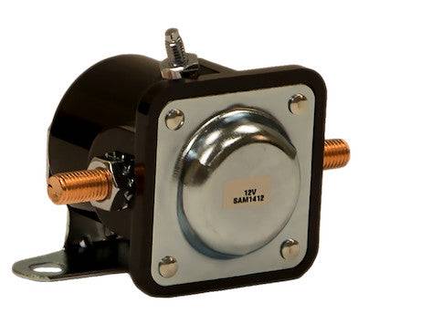 1306070 12 Volt Plastic Case Insulated Solenoid Intermittent Duty +12V To Activate
