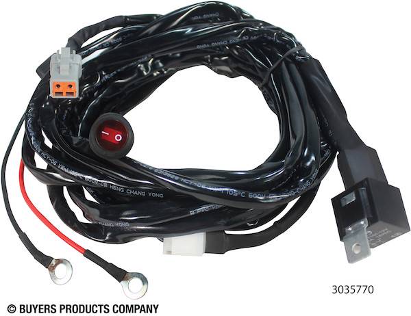 3035770 - WIRE HARNESS WITH SWITCH FOR 1492160, 1492170, and 1492180 SERIE LIGHT BARS