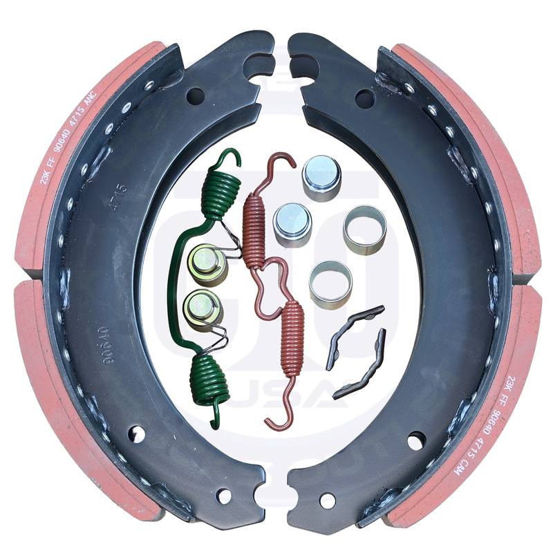 CTO-4715Q NEW BRAKE SHOE KIT 23K (FRONT, 6" MERITOR STYLE)