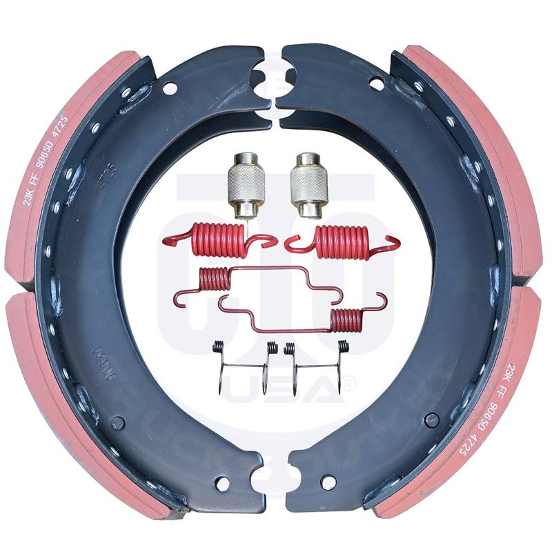 CTO-4725 NEW BRAKE SHOE KIT 23K (FRONT, 6" EATON STYLE)