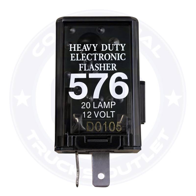 576 ROUND, 2-PRONG ELECTRONIC FLASHER (20-LAMP)