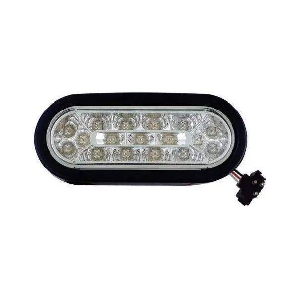 F235532 OVAL CLEAR BCKUP 17 LED
