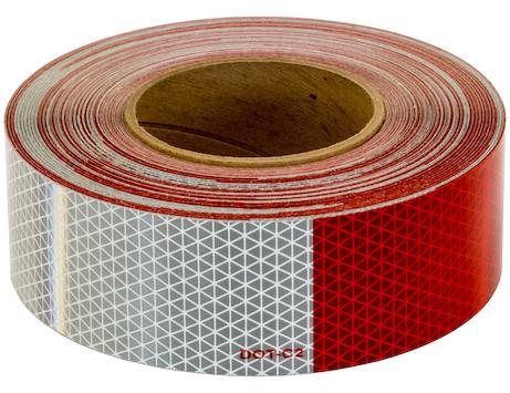 CT151RW - SOLD BY FEET DOT CONSPICUITY TAPE WITH 11-INCH RED AND 7-INCH SILVER LENGTHS - 3-YEAR RATING