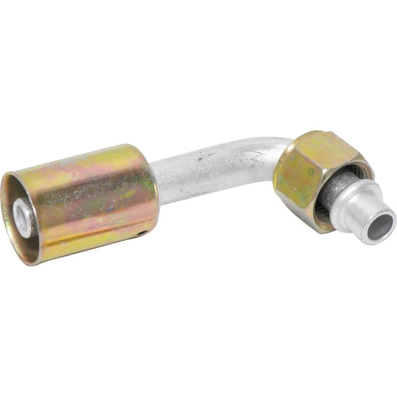 FT 0085C 8FOR-8BL ALUMINUM 90° MALE O-RING BEADLOCK FITTING