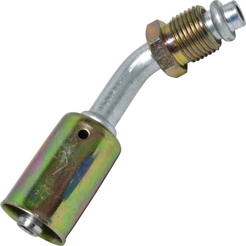 FT 0094C 6MOR-6BL ALUMINUM 45º MALE O-RING BEADLOCK FITTING