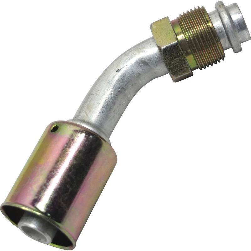FT 0096C 10MOR-10BL ALUMINUM 45º MALE O-RING BEADLOCK FITTING