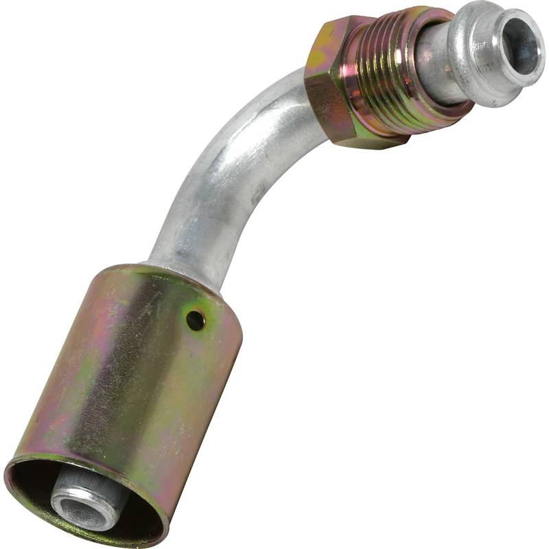 FT 0099C 8MOR-8BL ALUMINUM 90º MALE O-RING BEADLOCK FITTING
