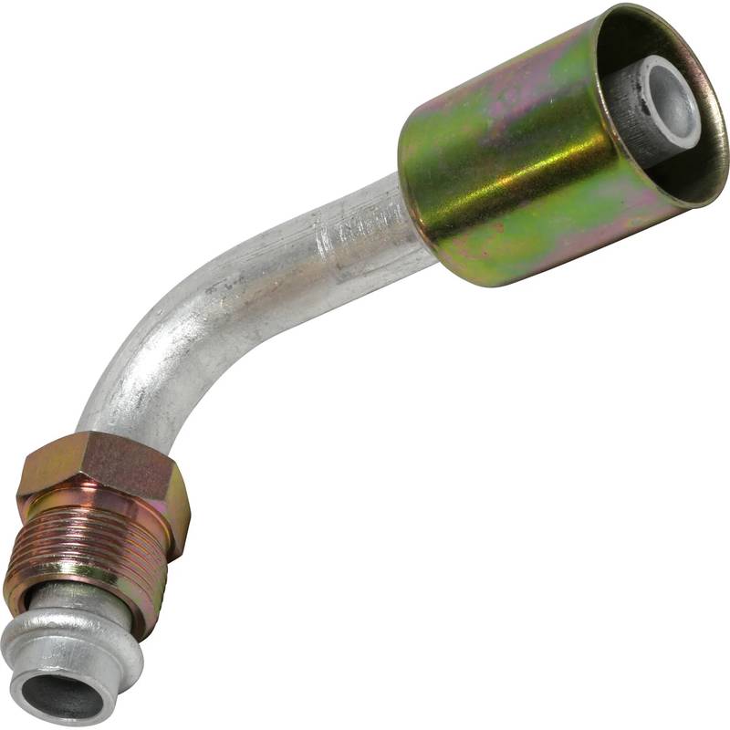 FT 0100C 10MOR-10BL ALUMINUM 90º MALE O-RING BEADLOCK FITTING