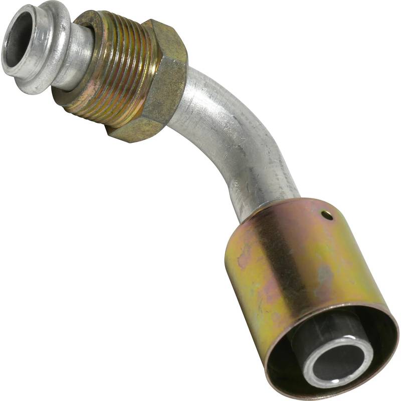 FT 0101C 12MOR-12BL ALUMINUM 90º MALE O-RING BEADLOCK FITTING