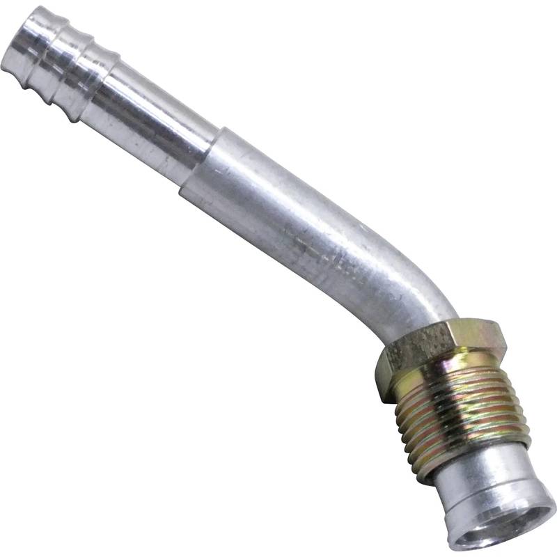 FT 0555C 10MI0-10BB ALUMINUM 45° MALE INSERT O-RING BARB