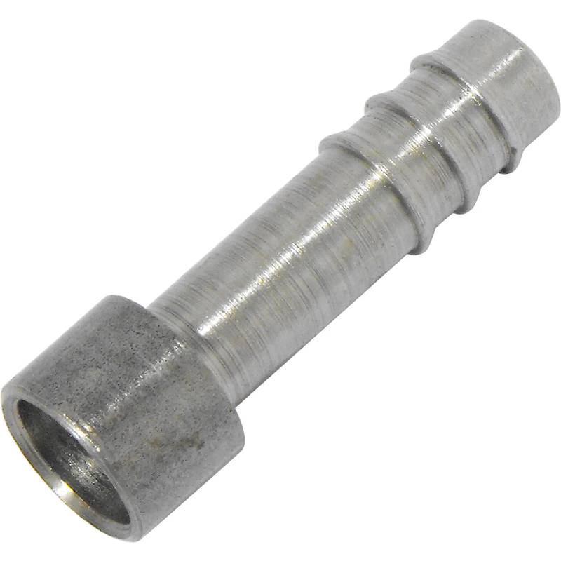 FT 0854C #8 Steel Straight Outer Weld-on Barb Fitting 8 WELDON 8BB ST F