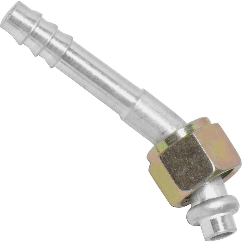 FT 1311C 6FOR-6BB ALUMINUM 45º FEMALE O-RING BARB FITTING