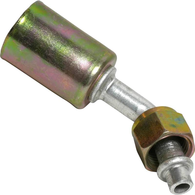 FT 1315C 6FOR-8BL ALUMINUM 45° FEMALE O-RING BEADLOCK FITTING