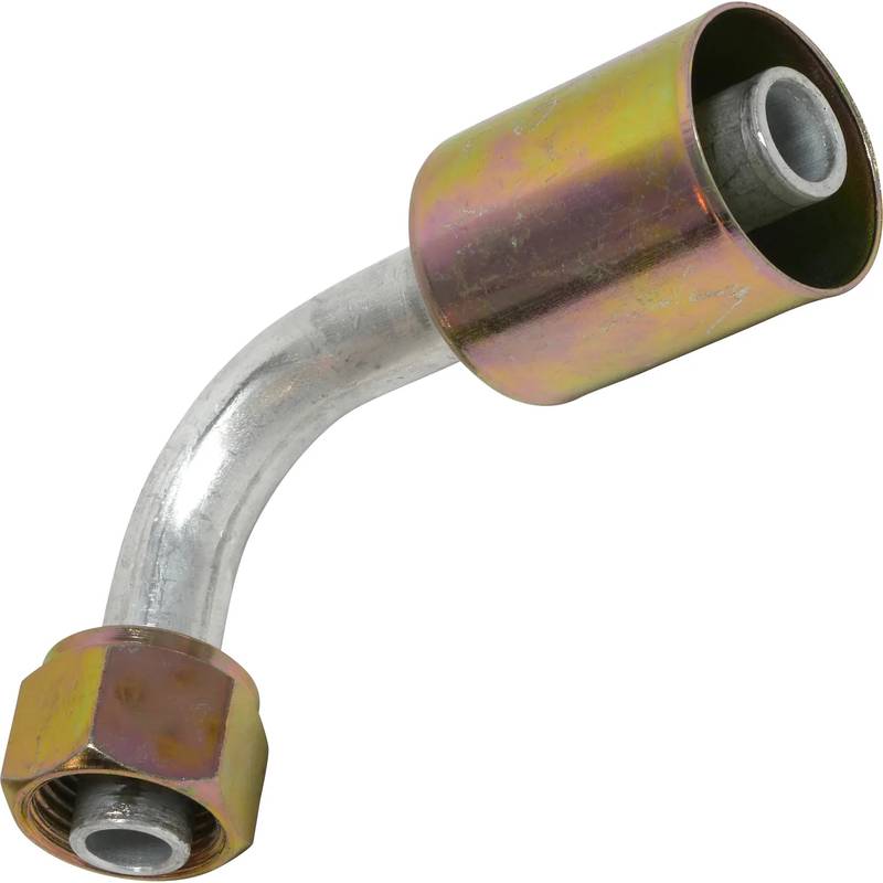 FT 1326C 8FOR-10BL ALUMINUM 90º FEMALE O-RING BEADLOCK FITTING