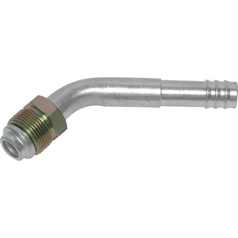 FT 1413C 10MOR-10BB ALUMINUM 45° MALE INSERT O-RING BARB FITTING