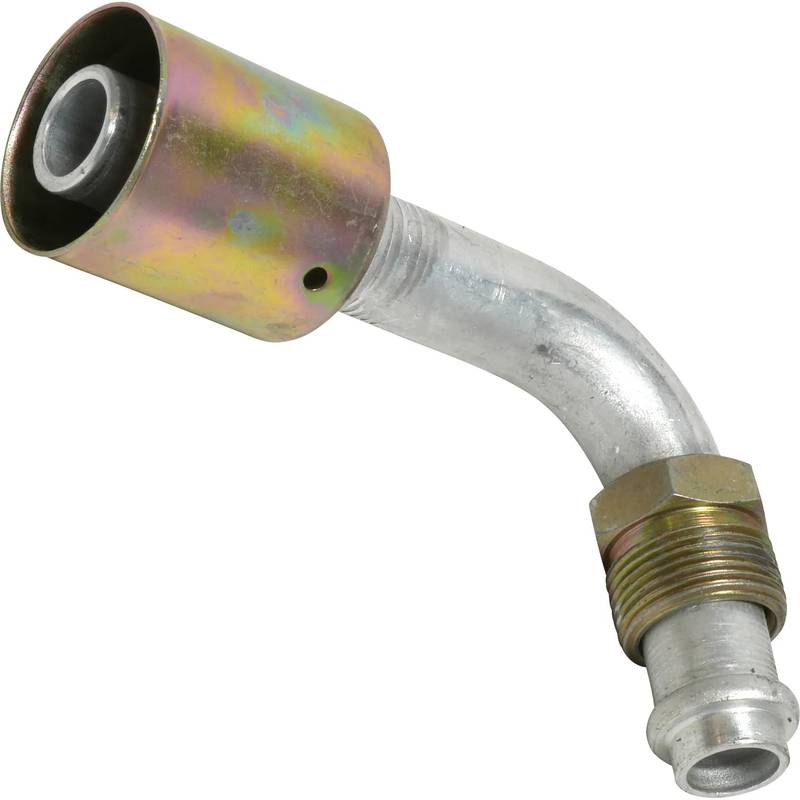 FT 1427C 10MOR-12BL ALUMINUM 90° MALE O-RING BEADLOCK FITTING