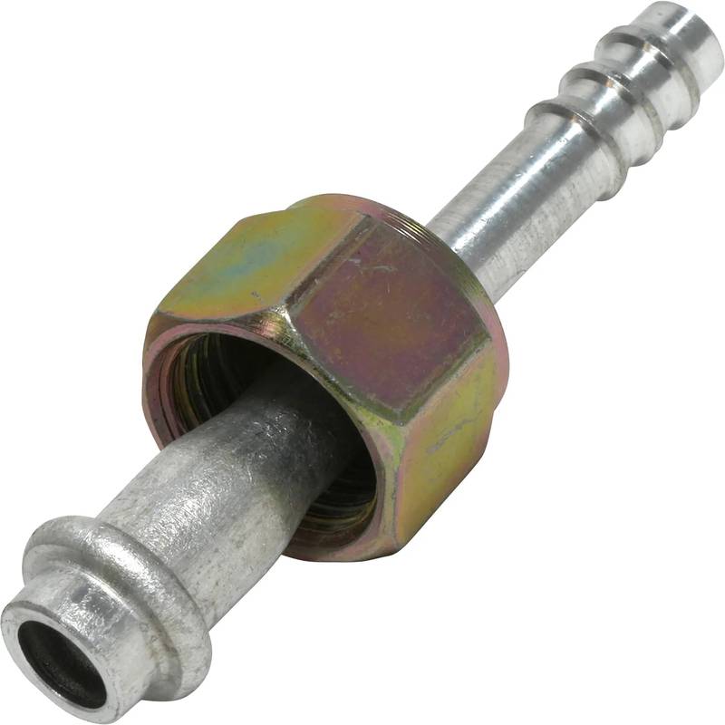 FT 1504C 8FOR-6BB ALUMINUM STRAIGHT FEMALE O-RING BARB FITTING
