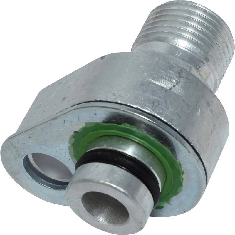 FT 15077C ALUMINUM STRAIGHT COMPRESSOR MALE INSERT O-RING FITTING