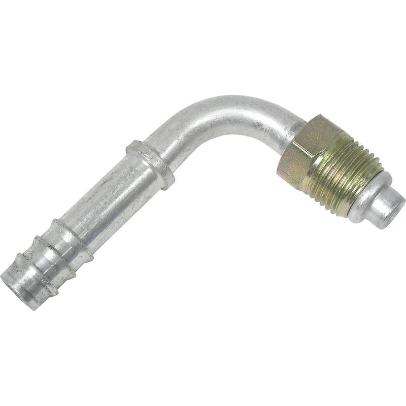 FT 1551C 6MOR-8BB ALUMINUM 90º MALE O-RING BARB FITTING