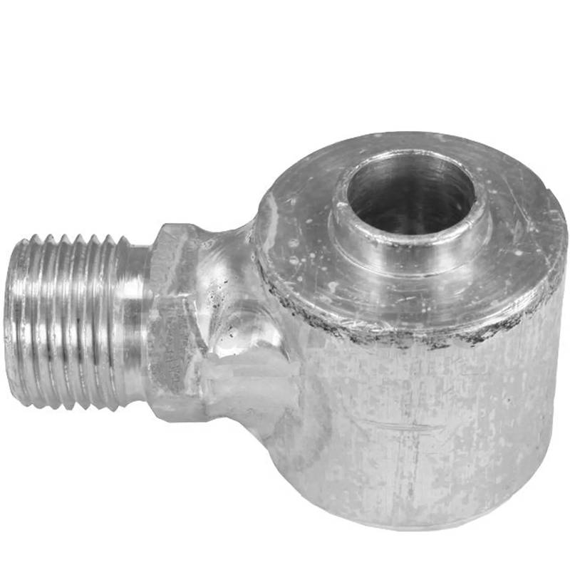 FT 2315 ALUMINUM 90º MALE INSERT O-RING COMPRESSOR FITTING