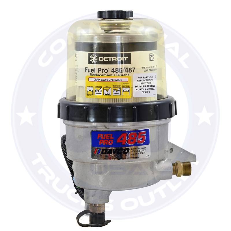 OEM 03-40570-002- FUEL WATER SEPARATOR - DAVCO 485, 12/120 VOLT, ESOC PRE HEAT SAME AS DVC 485962FTL08 FOR NEW CASCADIA