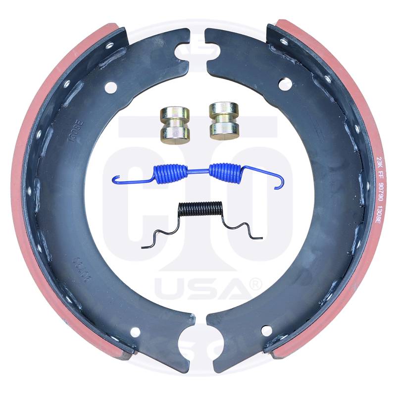 CTO-1308E NEW BRAKE SHOE KIT 23K (FRONT, 4" EATON STYLE)