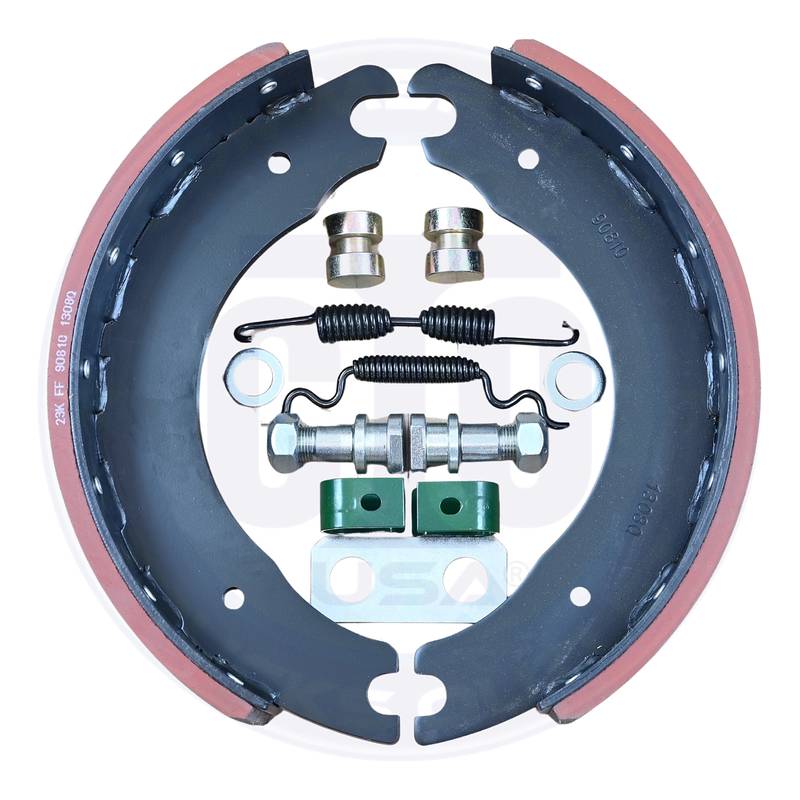 CTO-1308Q NEW BRAKE SHOE KIT 23K (FRONT, 4" MERITOR STYLE)