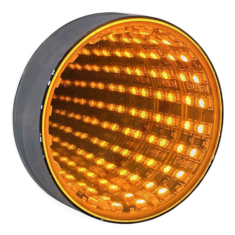 272KA AMBER 2.5" ROUND LED TUNNEL LIGHT
