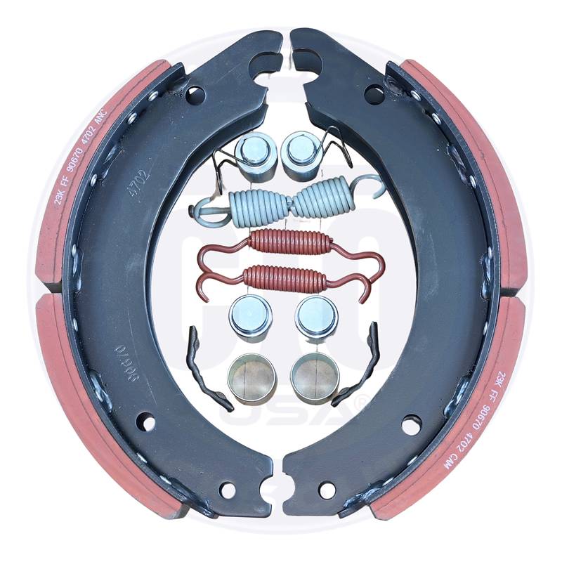 CTO-4702Q NEW BRAKE SHOE KIT 23K (FRONT, 4" MERITOR STYLE)