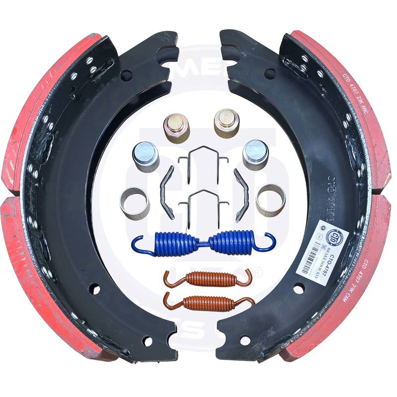 CTO-4707 NEW BRAKE SHOE KIT 23K (REAR, 7" MERITOR STYLE)