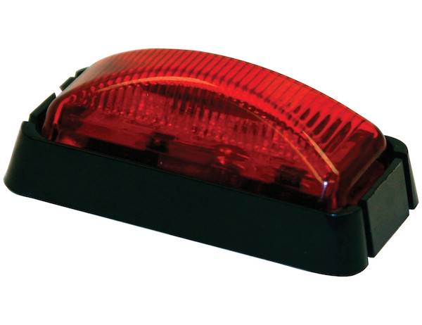 5622103 - 2.5 INCH RED SURFACE MOUNT MARKER CLEARANCE LIGHT KIT WITH 3 LED