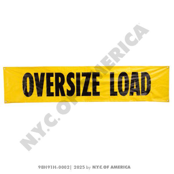 98H91H-0002 BANNER 84IN X 18IN OVERSIZE LOAD