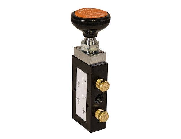 4-WAY 3-POSITION MANUAL AIR VALVE WITH FIVE 1/4 INCH NPT PORTS BAV020