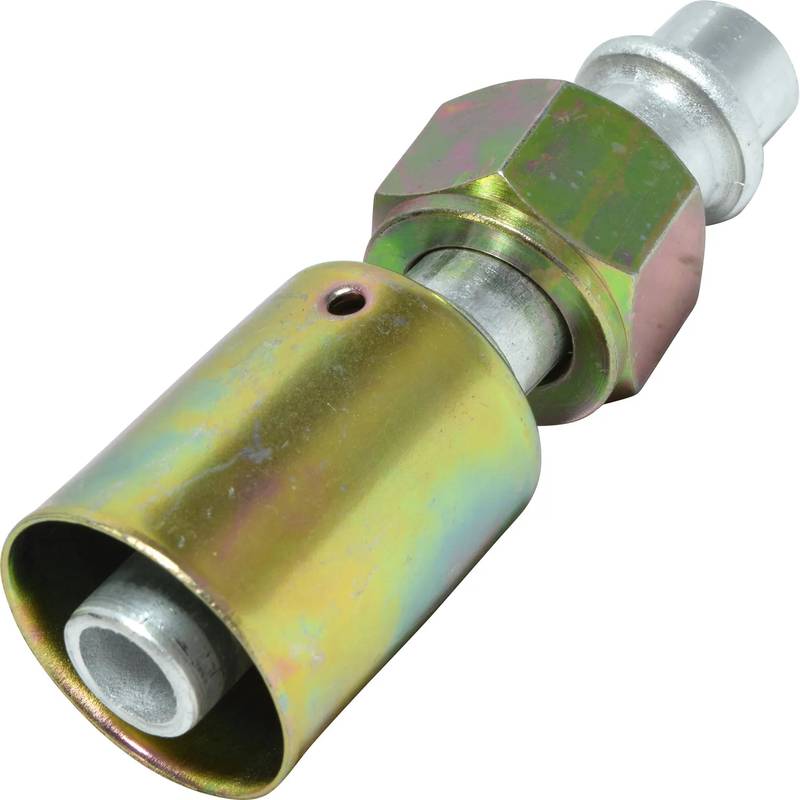 FT 0076C 10FOR-10BL ALUMINUM STRAIGHT FEMALE O-RING BEADLOCK FITTING