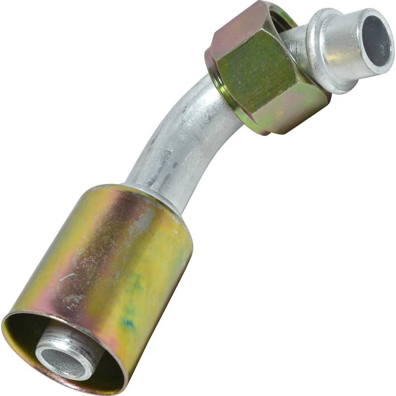 FT 0086C 10FOR-10BL ALUMINUM 90º MALE O-RING BEADLOCK FITTING