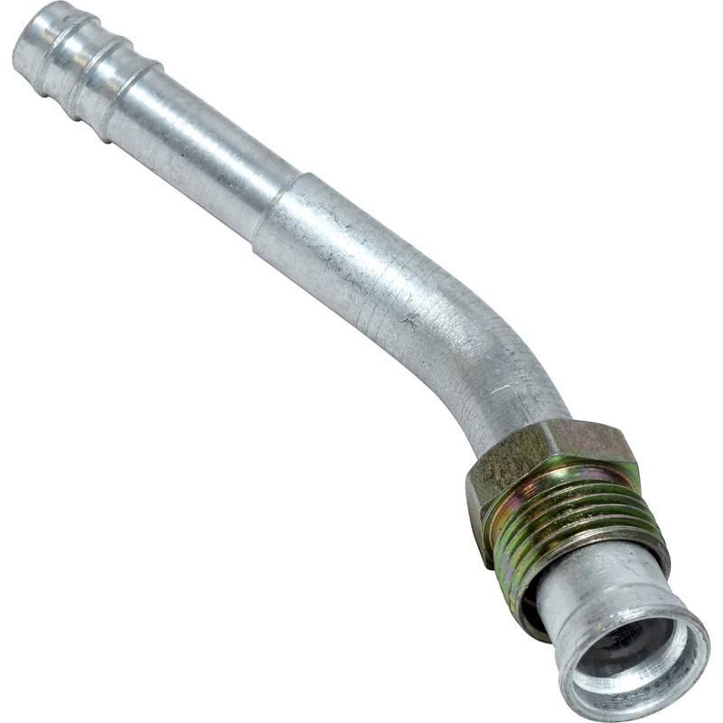 FT 0554C 8MIO-8BB ALUMINUM 45° MALE INSERT O-RING BARB FITTING