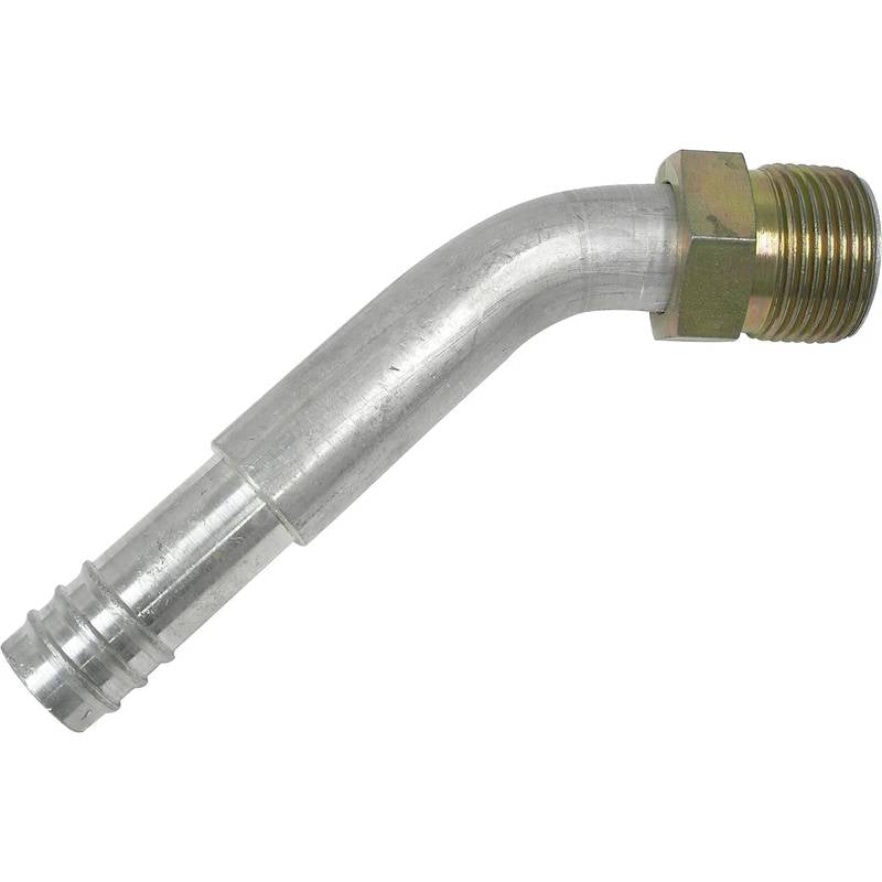 FT 0556C 12MIO-12BB ALUMINUM 45° MALE INSERT O-RING BARB