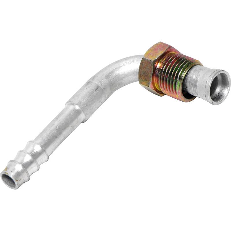FT 0557C 6MIO-6BB  ALUMINUM 90º MALE INSERT O-RING BARB FITTING