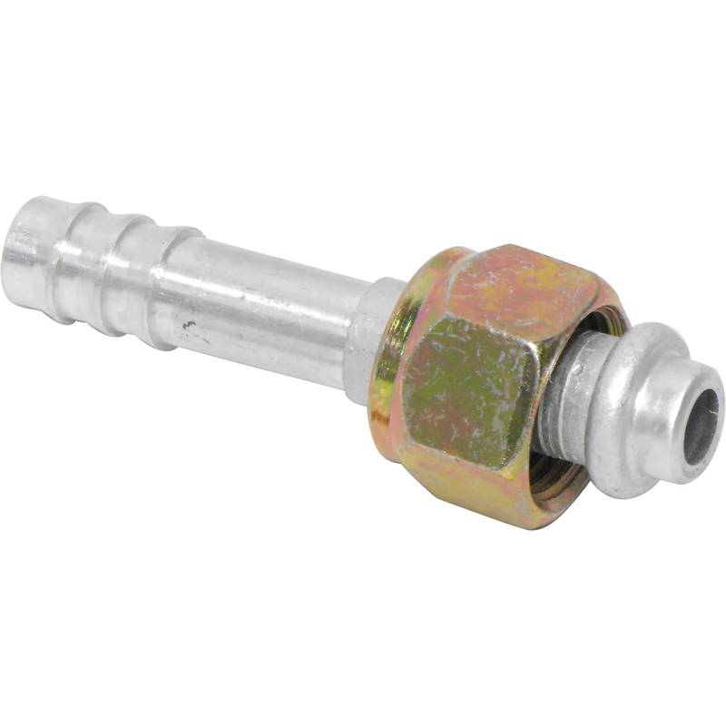 FT 1302C 8FOR-8BB ALUMINUM STRAIGHT FEMALE O-RING BARB FITTING