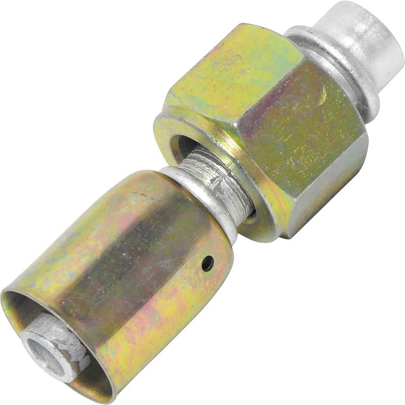 FT 1310C 12FOR-10BL ALUMINUM STRAIGHT FEMALE O-RING BEADLOCK FITTING