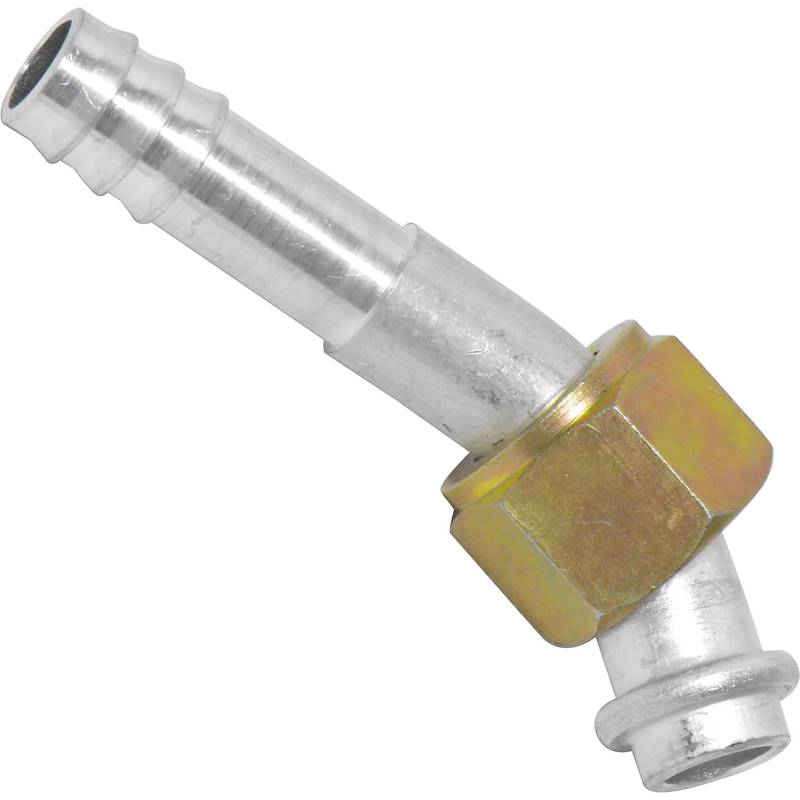 FT 1313C 10FOR-10B ALUMINUM 45º FEMALE O-RING BARB FITTING