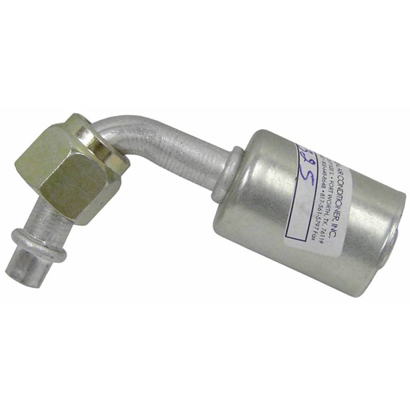 FT 1325C 6FOR-8BL ALUMINUM 90º FEMALE O-RING BEADLOCK FITTING