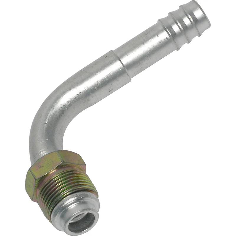 FT 1423C 10MOR-10BB ALUMINUM 90º MALE O-RING BARB FITTING