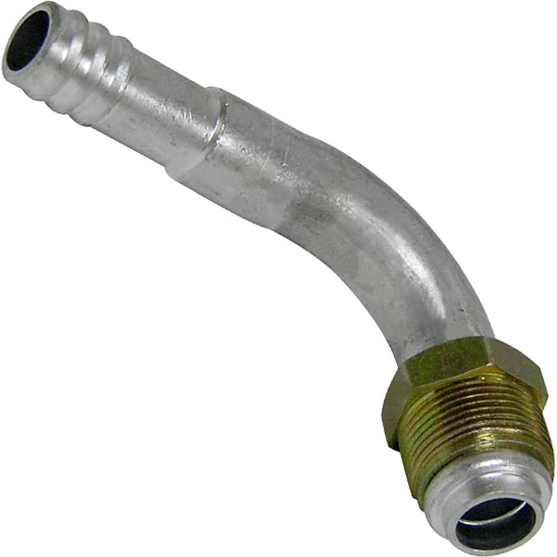 FT 1424C 12MOR-12BB ALUMINUM 90º MALE O-RING BARB FITTING
