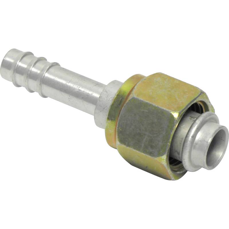 FT 1505C 10FOR-8BB ALUMINUM STRAIGHT FEMALE O-RING BARB FITTING