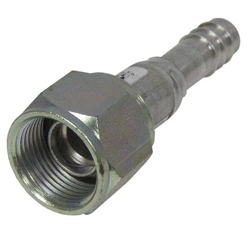 FT 1506C 12FOR-10BB ALUMINUM STRAIGHT FEMALE O-RING BARB FITTING