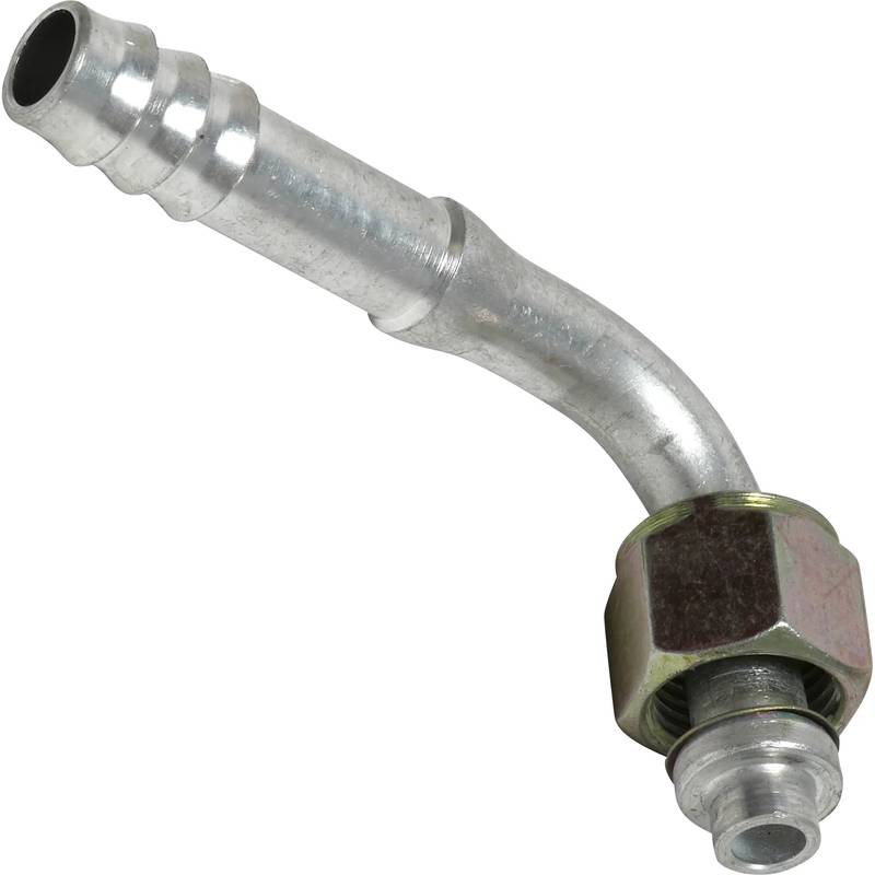 FT 1521C 6FOR-8BB ALUMINUM 90º FEMALE O-RING BARB FITTING