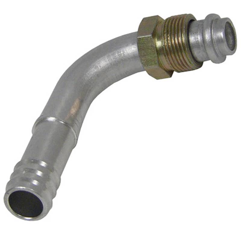 FT 1553C 10MOR-12BB ALUMINUM 90º MALE O-RING BARB FITTING