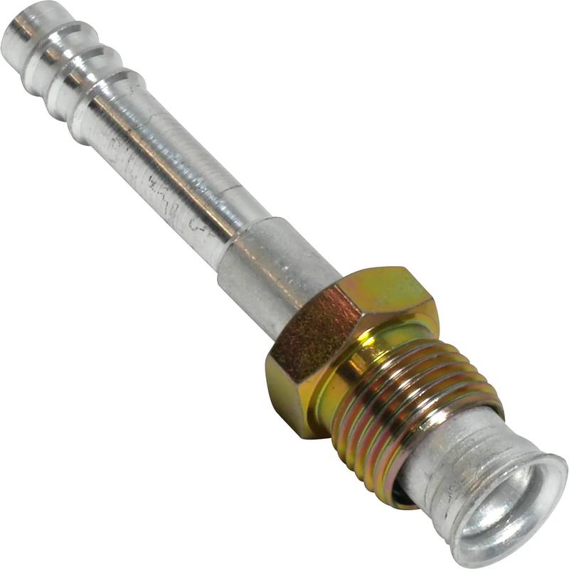 FT 1811C 6MIO-6BB ALUMINUM STRAIGHT MALE INSERT O-RING BARB FITTING