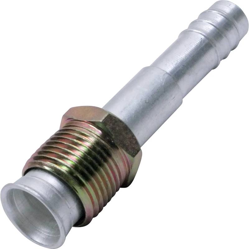 FT 1813C 10MIO-10BB ALUMINUM STRAIGHT MALE INSERT O-RING BARB FITTING